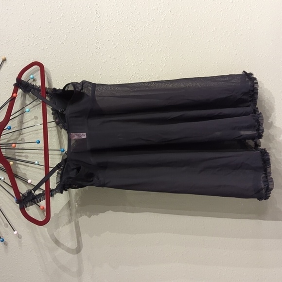 Victoria's Secret Sexy Little Things Baby Doll Mini Dress 36C Black Thong Y2K - Picture 16 of 16